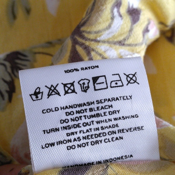 Faithful The Brand US8 Size L Yellow Floral Dress - Picture 14 of 15